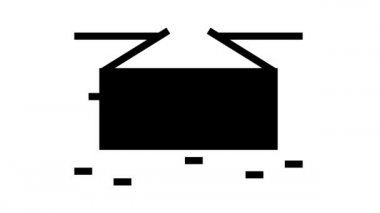 yol katmanı taşı çizgi simgesi canlandırması