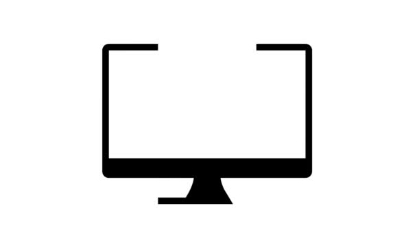 Codificación en diferentes lenguajes de programa animación icono de línea — Vídeos de Stock