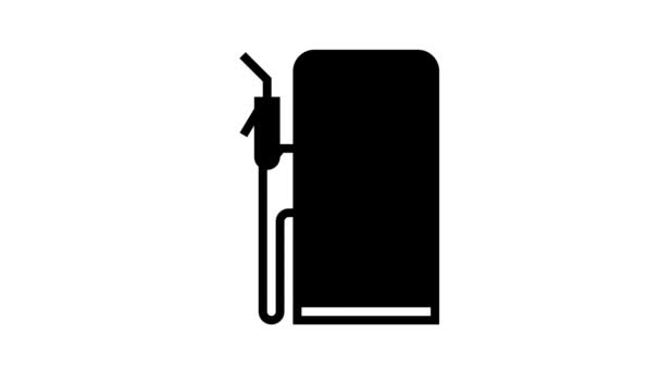 Ikona ikony stacji wodorowej — Wideo stockowe