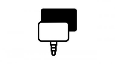 kart ödeme pos terminal simgesi canlandırması