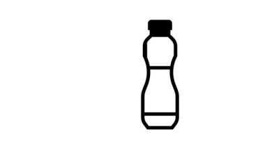 Probiyotik çizgisi simgesi olan yoğurt süt ürünü