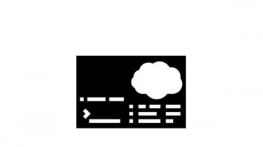 Buluta çevrimiçi erişim veya hesap kabartma simgesi canlandırması hackleme
