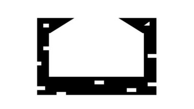 yol katmanı taş kabartma simge canlandırması