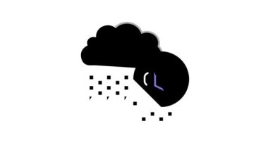 yağmur gürültüsü renk canlandırması