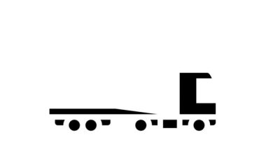 Ulaşım evi konstrüksiyon simgesi canlandırması