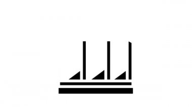 ahşap çerçeve oluşturma kabartma simgesi canlandırması