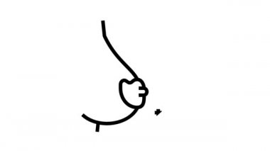 Göğüs uçları için silikon ped çizgisi canlandırması