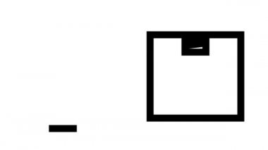 hızlı ücretsiz nakliye hattı simgesi canlandırması