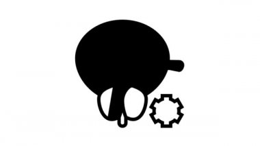 cerrahi mesane çizgisi simgesi canlandırması