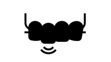 Diş tellerinin acısı çizgi canlandırması