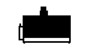 su aygıtı çizgi simgesi canlandırması