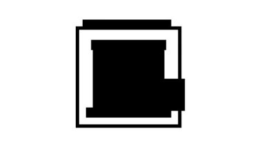 kum püskürtme makinesi çizgi simgesi canlandırması