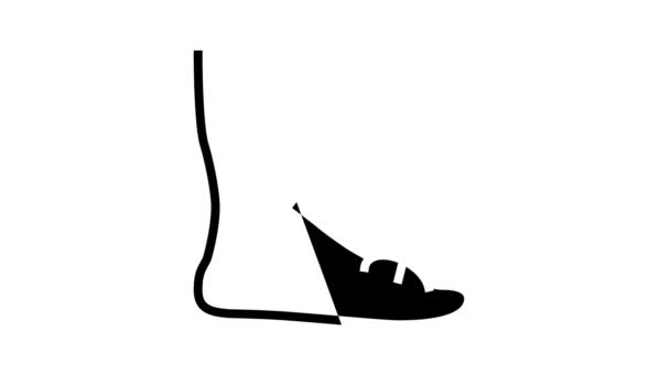 animace ikon ošetření nohou dna