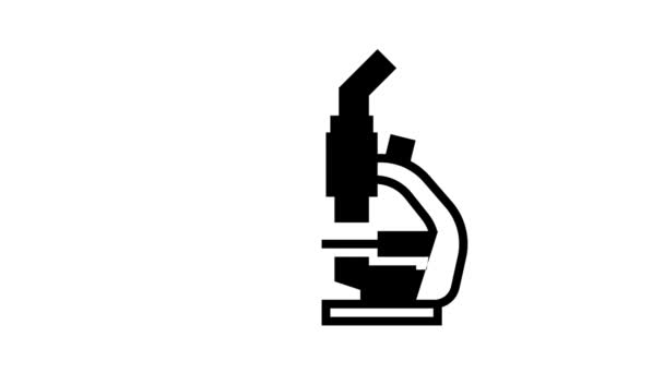 ( 영어 ) uric analysis on Gout line icon animation — 비디오