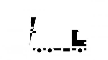 Ücretsiz nakliye simgesi animasyonu sipariş et