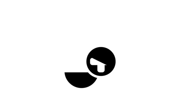 Einlauf-Tool Glyphen-Icon-Animation