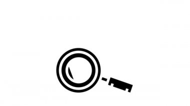 kredi para glyph simgesi canlandırması