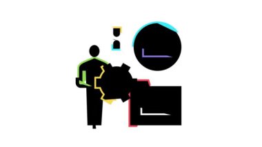 İş adamı çalışması renk simgesi canlandırmasını optimize etti