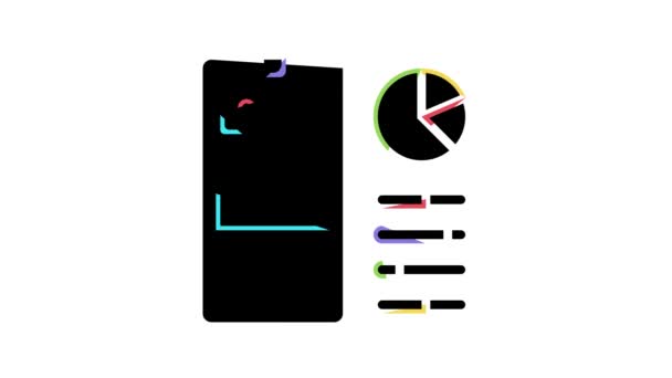 Smartphone optimiser l'animation des icônes couleur — Video