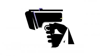 RFID renk simgesi canlandırması için lazer silahı