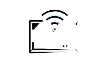 RFID teknolojili kablosuz erişim renk canlandırması