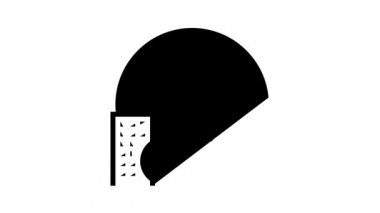 ücretsiz öğle yemeği yardım satırı simgesi canlandırması