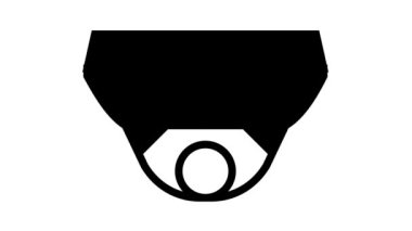 Yüz tanımlama simgesi canlandırmalı kapalı devre kamera