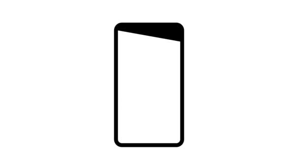 Téléphone optimiser app ligne icône animation — Video