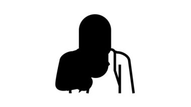 Kaynakçı işçi hattı simgesi canlandırması