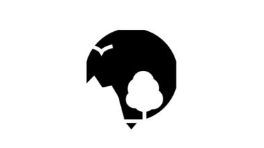 Biyosfer ekosistem simge canlandırması