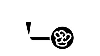 fasulye groat glyph simge animasyonu