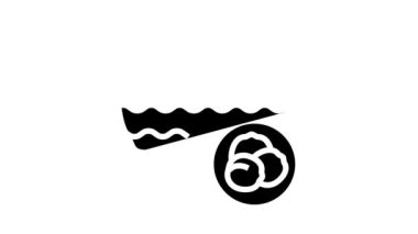 Nohut groat glyph simge animasyonu