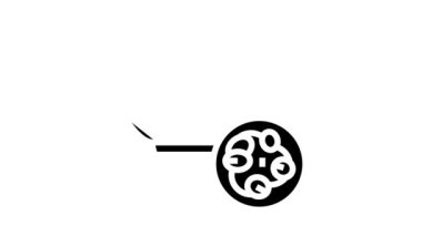 inci arpa groat glyph simge animasyonu