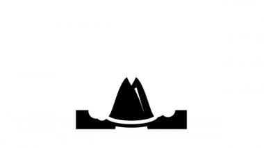 butt welding glyph icon animation