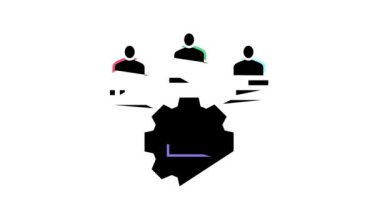 İş kalabalığı kaynak oluşturma renk canlandırması ayarları