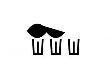 insanların genetik çizgi simgesi canlandırması