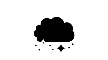 istemci bilgisi bulut depolama simgesi canlandırması