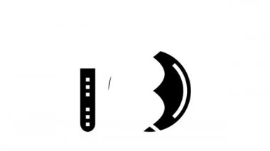 Analiz tüpü genetik molekül sembol animasyonu