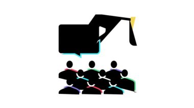 Forum renk simgesi canlandırmasında konuşma