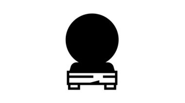 top astrolojik çizgi simgesi canlandırması