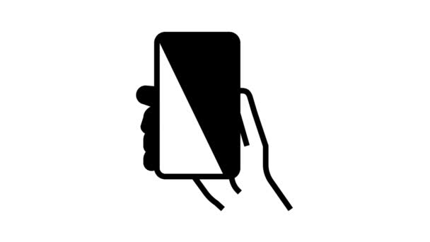 Telefon uygulaması bonus satır simgesi canlandırması — Stok video