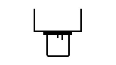 dijital kart satır simgesi canlandırması