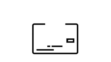 kredi kartı satın alma çizgisi canlandırması