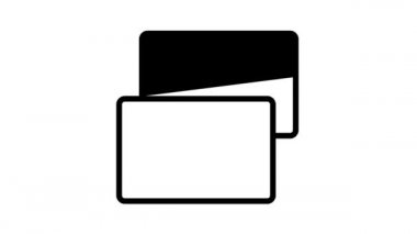 Kredi kartı simgesi canlandırması