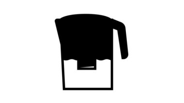 yerli filtre su hattı simgesi canlandırması