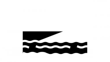 gemi vinç ekipmanları simge canlandırması