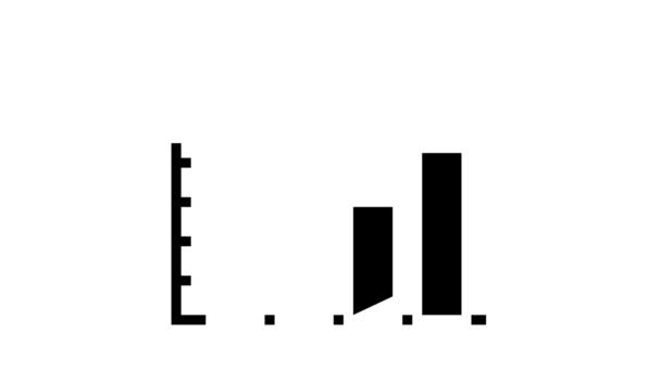 Animação ícone de glifo bônus infográfico — Vídeo de Stock