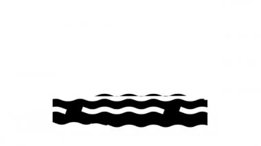 Bollard port kabartma simgesi canlandırması