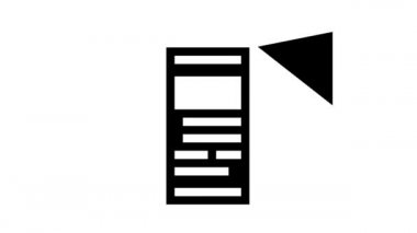 Forum glyph simge canlandırmasının dağıtım broşürü