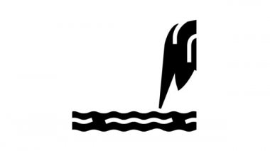 Baraj su kabartma simgesi canlandırması